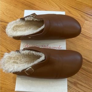 Beatrice Valenzuela Shearling Clog